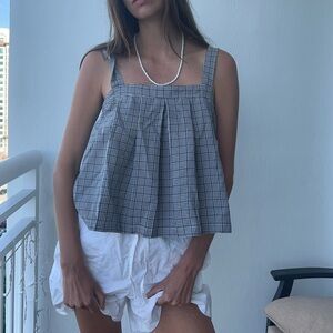 Max Studio Black and White Patterned Blouse